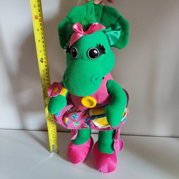 Baby Bop Teach Me 17" Plush Doll Vtg 1993 Dinosaur Playskool Barney - Picture 5 of 5